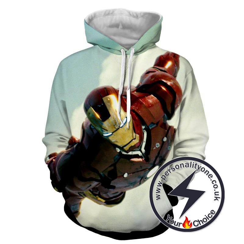 Iron Man - Iron Man 3D - Iron Man Hoodies